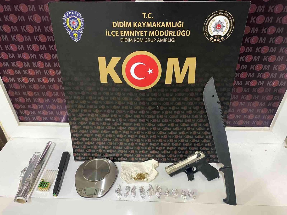 Aydın haberleri... Didim'de uyuşturucu tacirine göz açtırılmadı
