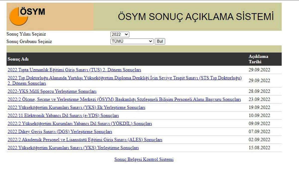 2022-TUS 2. Dönem açıklandı! TUS sonuçları e devlet sorgulama!