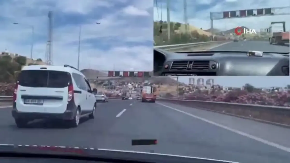İzmir haber! İzmir'de trafik magandaları, makas attıkları anları böyle kayda aldı