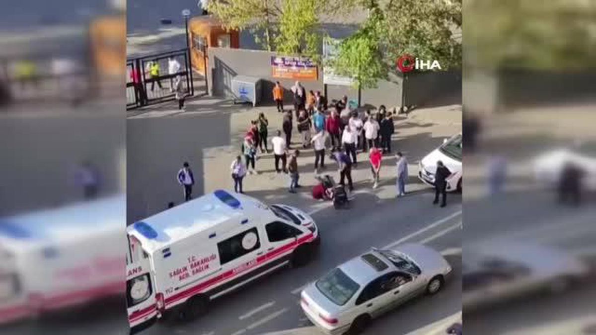 Maltepe'de su almak için yolun karşısına geçen öğrenciye araba çarptı