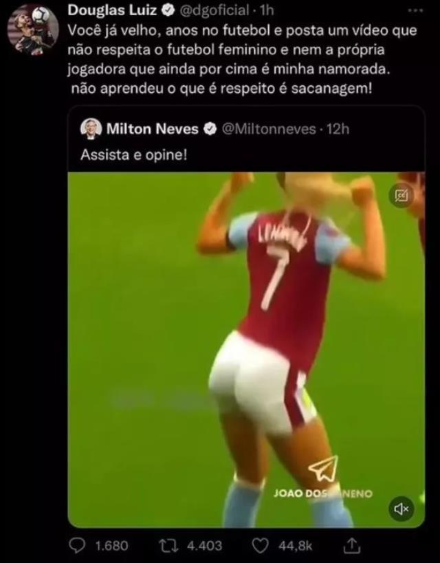 71 yaşındaki erkek sunucu, kadın futbolcunun kalçalarına zum yapılmış videoyu paylaşınca ortalık karıştı