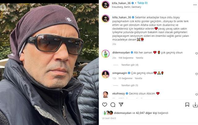 Aylarca yoğun bakımda kalan Killa Hakan: Dünyayı bir anlık terk ettim Aylarca yoğun bakımda kalan Killa Hakan: Dünyayı bir anlık terk ettim