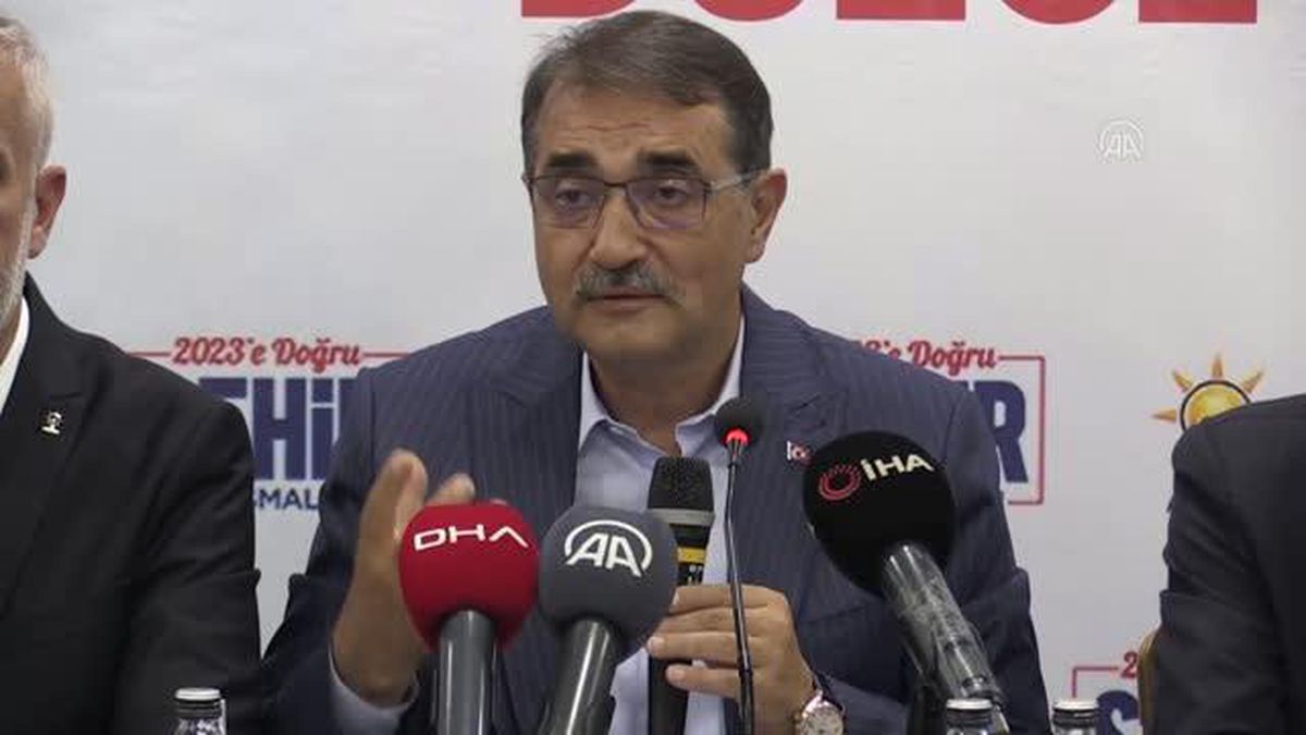 Bakan Dönmez'den 'Karadeniz Gaz Sahası' ve 'Silivri yeraltı gaz deposu' açıklaması Açıklaması