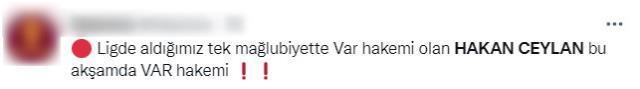 Hakan Ceylan'ın Adana Demirspor maçının VAR hakemi olması Galatasaray taraftarını çılgına çevirdi