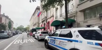 New York'taki Rus Konsolosluğu sprey boyayla tahrip edildi