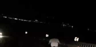 Son dakika haberi: Elektrikli scooter ile karayolunda canını tehlikeye atarak giden genç kamerada