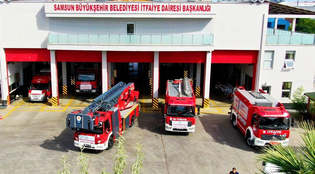 Samsun haber! Samsun itfaiyesi ilk 8 ayda 4 bin olaya müdahale etti