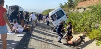 Muğla'da tur otobüsü kaza yaptı: 1'i ağır 10 yaralı