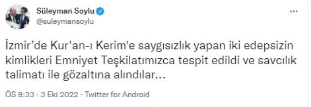İçki masasında Kur'an-ı Kerim'i yırtıp o anları sosyal medyadan paylaşan 2 kişi gözaltına alındı