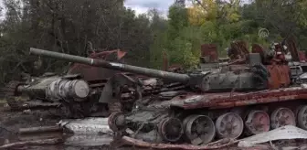 İzyum'dan çekilen Rus güçlerinden geriye kalanlar