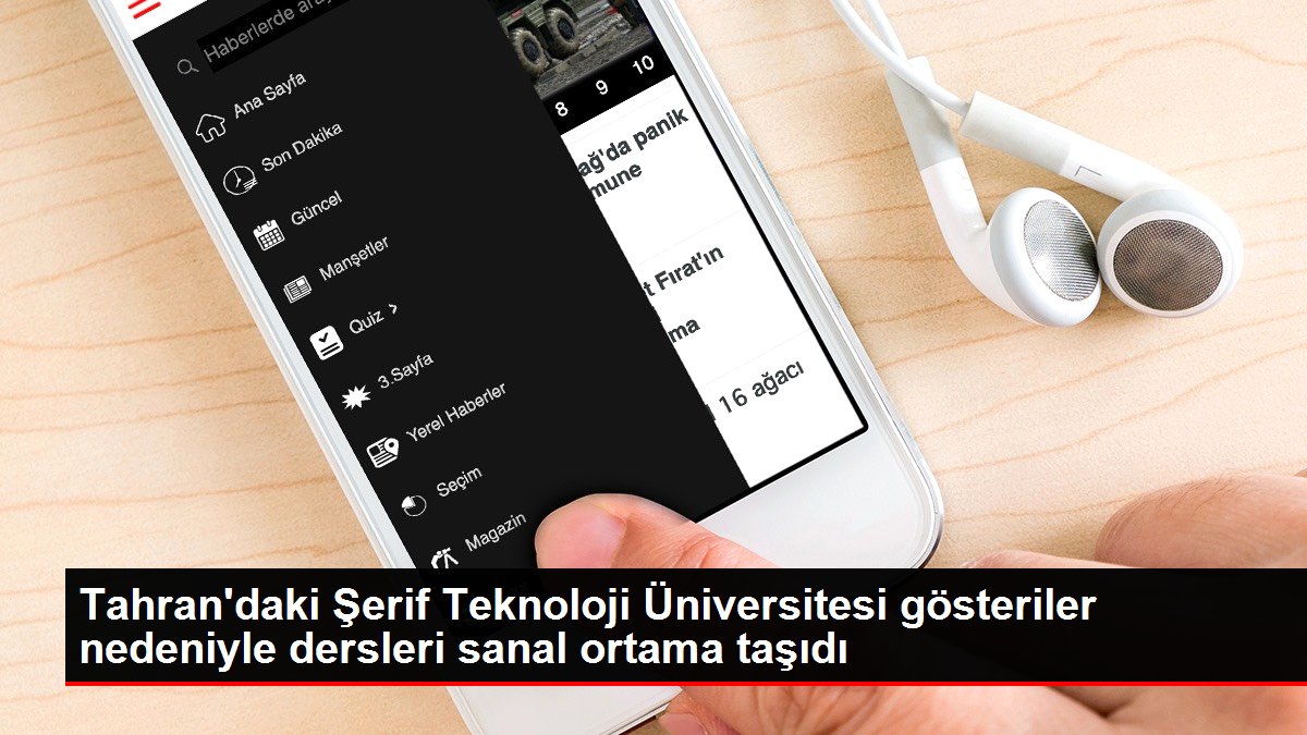 Tahran'daki Şerif Teknoloji Üniversitesi gösteriler nedeniyle dersleri sanal ortama taşıdı