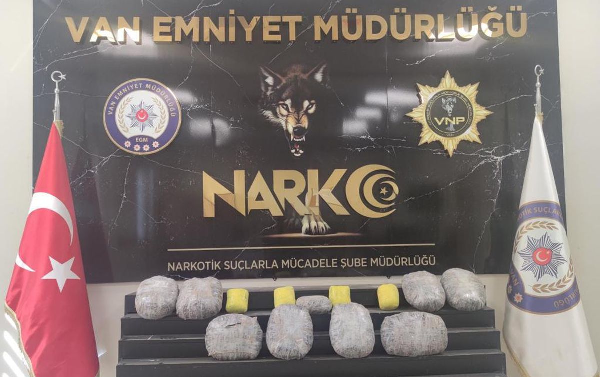 Van haberi... Van'da geçen hafta 30 kilo 395 gram uyuşturucu ele geçirildi