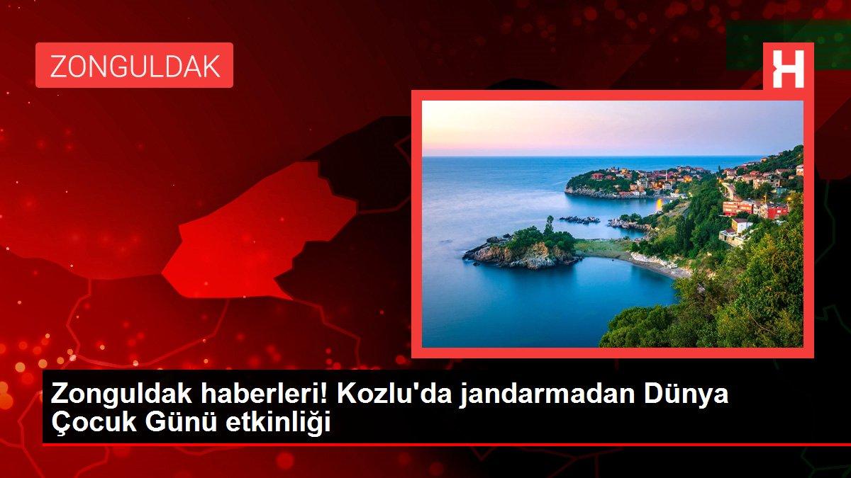 Zonguldak haberleri! Kozlu'da jandarmadan Dünya Çocuk Günü etkinliği