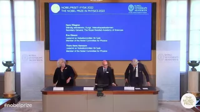 2022 Nobel Fizik Ödülü'nü üç bilim insanı kazandı