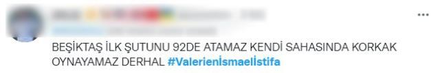 Beşiktaşlılar hiç böylesine isyan etmemişti! Valerien Ismael'e yapılan çağrılar çılgınlık boyutunda Beşiktaşlılar hiç böylesine isyan etmemişti! Valerien Ismael'e yapılan çağrılar çılgınlık boyutunda