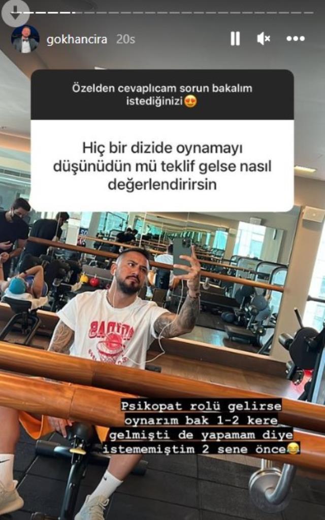 Gökhan Çıra'dan takipçisinin 'Ayağınla bana basmanı istiyorum' fantazisine cevap: Bu arkadaş kafayı yemiş
