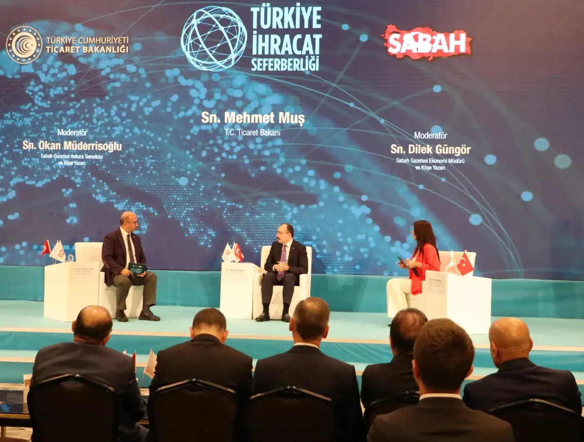 Trabzon haber! Ticaret Bakanı Muş, Trabzon'da 'Türkiye İhracat Seferberliği Zirvesi'nde konuştu: (2)