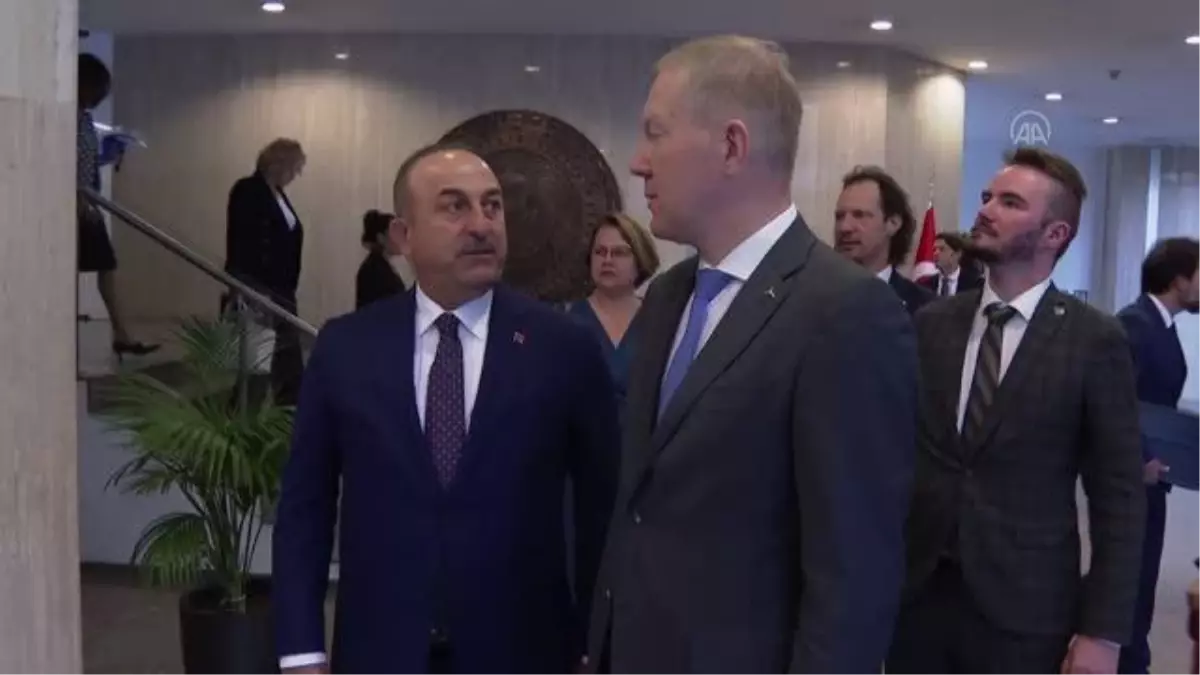 Çavuşoğlu, Estonya Parlamentosu Dışişleri Komisyonu Başkanı Mihkelson ve Dışişleri Komisyonu üyelerini kabul etti