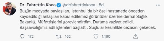 Hastanede yaşlı kadının yüzüne para saçan 2 sağlık personeli görevden alındı