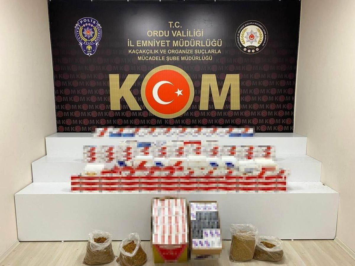 Ordu haberi! Ordu'da kaçak tütün ve Müsilaj-2 operasyonu