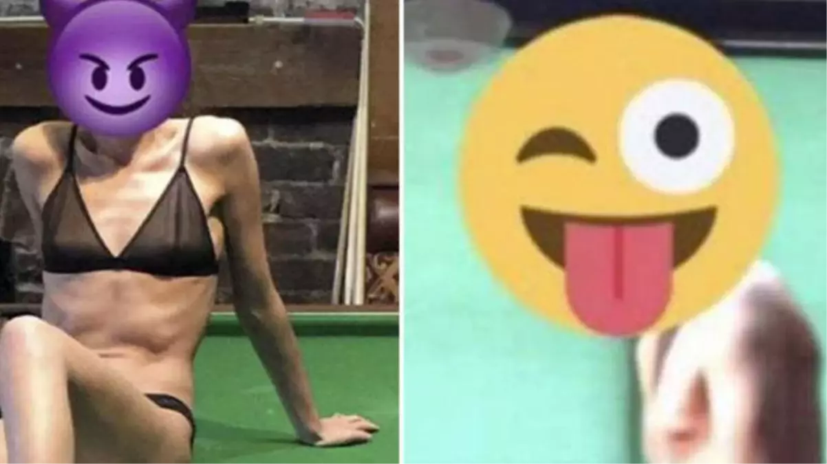 Bilardo masasının üzerinde cinsel ilişkiye giren çiftin görüntüleri internete sızdırıldı