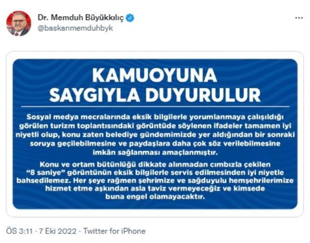 Özhaseki ile yaşadığı mikrofon kazasının ardından Büyükkılıç da kendisini savundu: Sözlerim iyi niyetliydi
