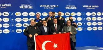 Kocaelili veteran güreşçiler dünyanın zirvesinde