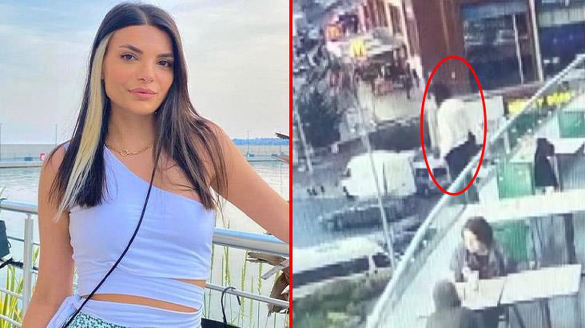 AVM'nin terasından sarkan kadın, kendisini tutan kişinin ellerinden kayıp aşağı atladı