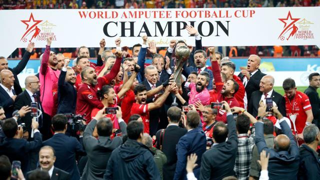 Tarih yazdık! Ampute Futbol Milli Takımı, Dünya Kupası'nı kazandı