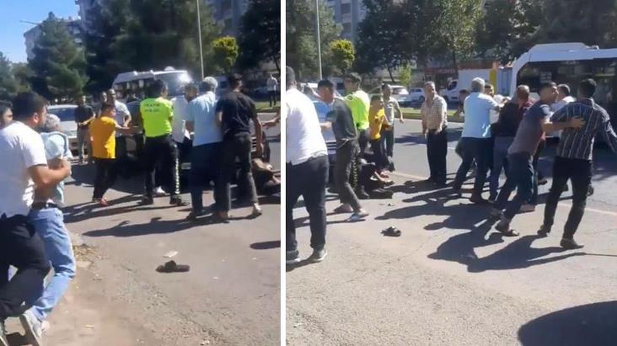Galerinin önünde sergilenen araca çarpan sürücüye meydan dayağı! O anlar kamerada