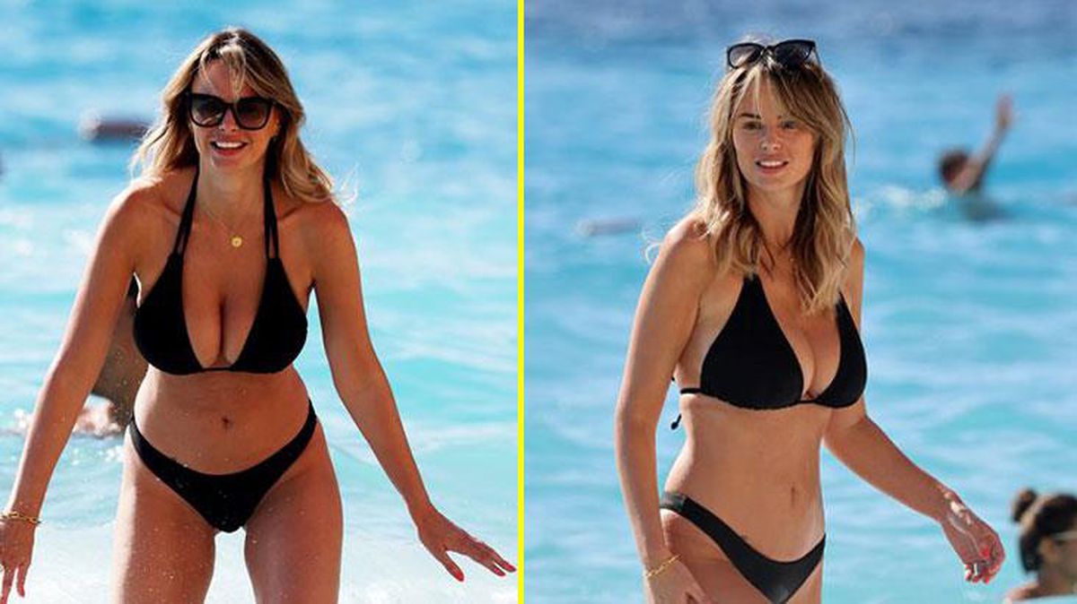 Türkiye'ye gelen dünyaca ünlü model, bikinisi ve pozlarıyla tozu dumana kattı