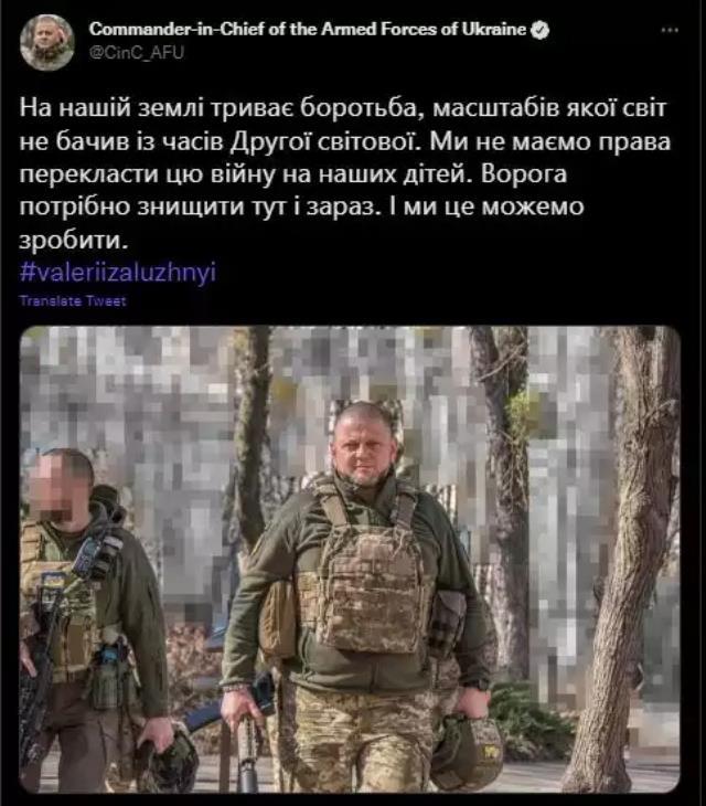 Ukrayna Genelkurmay Başkanı Zaluzni'nin bilekliğindeki nazi gamalı haç sembolü ortalığı karıştırdı