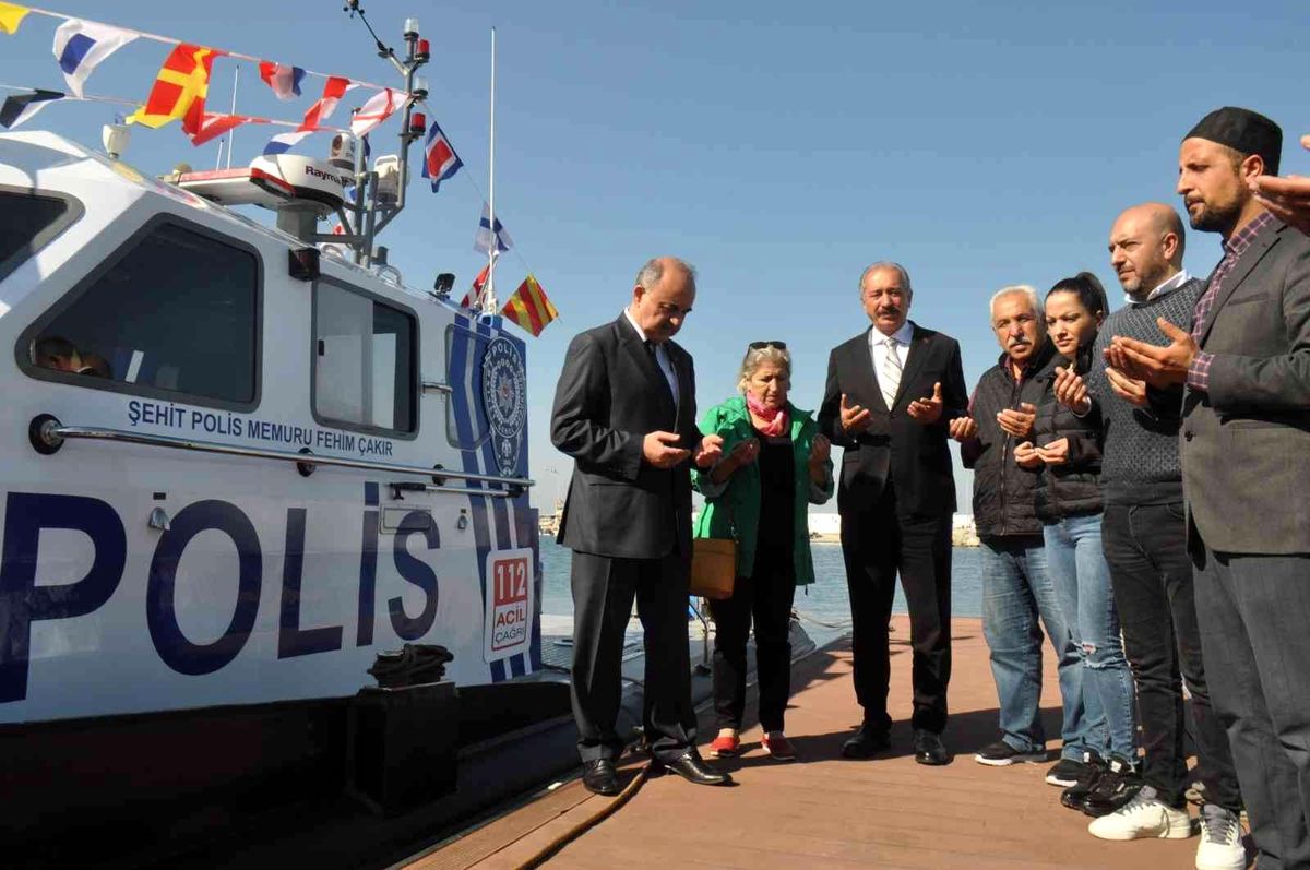 Son dakika haberleri | Yalova'da polis teknesine 'Şehit Polis Memuru Fehim Çakır' ismi verildi