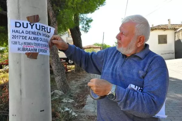 Trans İhsan Hala'ya afişli borç tepkisi! 72 yaşındaki Halil İbrahim Ersem borcumu ödemiyor diye afiş bastı Trans İhsan Hala'ya afişli borç tepkisi! 72 yaşındaki Halil İbrahim Ersem borcumu ödemiyor diye afiş bastı