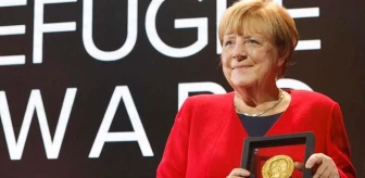 Nansen Mülteci Ödülü'nü alan Merkel'den Türkiye'ye övgü dolu sözler
