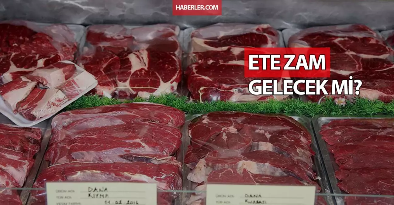 Ete zam gelecek mi? Türkiye Kasaplar Federasyonu Başkanı Osman Yardımcı yanıtladı!