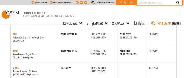 YDS sınavı ne zaman 2022? YDS nedir ve ne kadar geçerli? YDS giriş ücreti ne kadar?