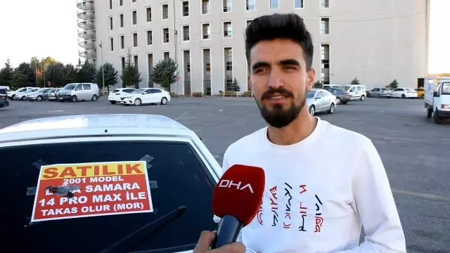 Son model iPhone ile aracını takas etti: Telefonu alacak gücüm yoktu