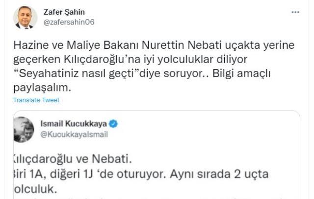 ABD uçağında büyük tesadüf! Aynı sırada Türkiye'ye gelen Nebati ve Kılıçdaroğlu arasında yaşananlar ortaya çıktı