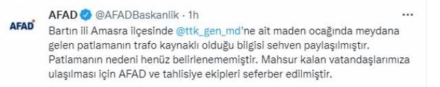 AFAD'ın Bartın paylaşımı ortalığı karıştırdı! Apar topar silip yeni açıklama yaptılar