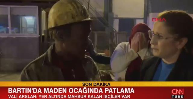 Bartın'daki maden ocağı patlamasında çaresizliğin görüntüsü! Ekran başındakiler kahroldu