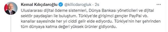 Kılıçdaroğlu, iktidara gelir gelmez yapacağı icraatı paylaştı: PayPal yasağını kaldıracağım