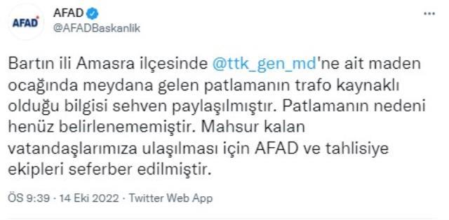 Son Dakika! Bartın'da maden ocağında patlama! Ölü ve yaralılar var