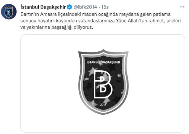 Bartın'da vefat eden madencilerimiz anısına tüm müsabakalarda saygı duruşunda bulunulacak Bartın'da vefat eden madencilerimiz anısına tüm müsabakalarda saygı duruşunda bulunulacak
