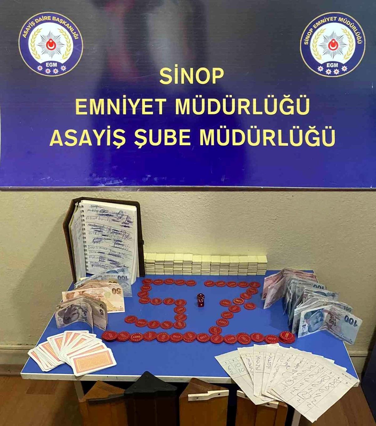 Sinop haberleri: Gerze'de kıraathanede kumar baskını