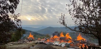 Kastamonu gündem haberleri | Kastamonu'da çıkan yangında 2 ahşap ev yandı