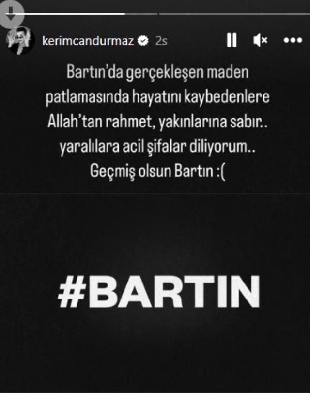 Ünlü isimler, Bartın'daki maden faciasında tek yürek oldu! Paylaşımlar art arda geldi