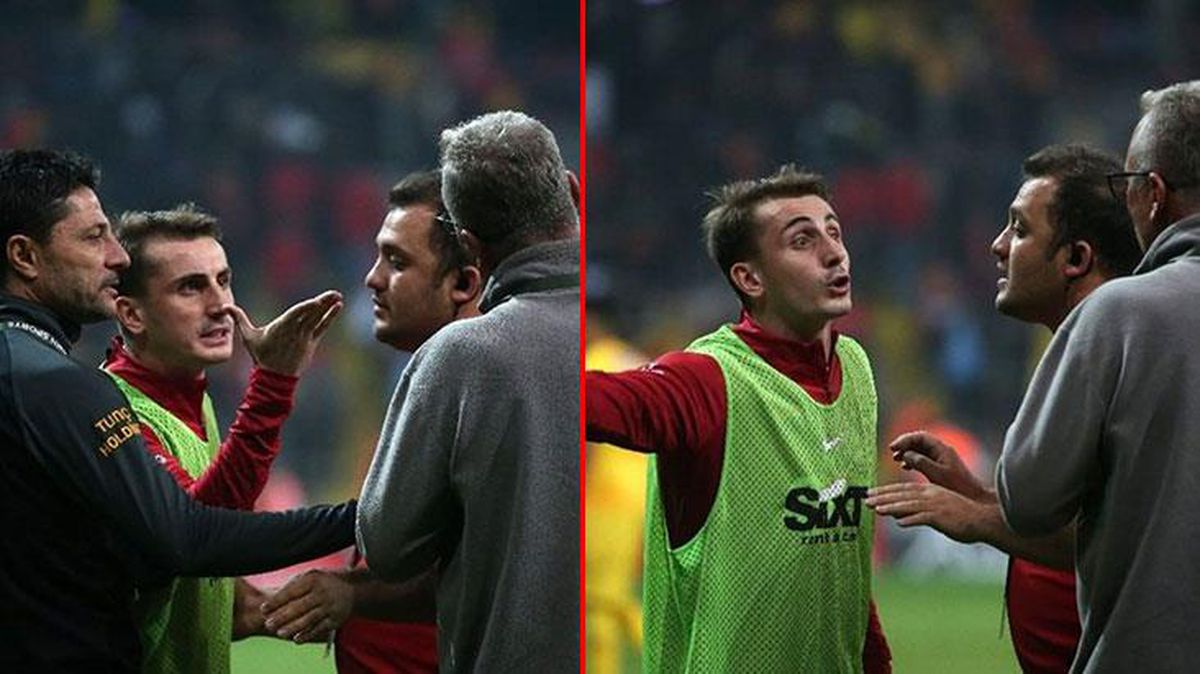 Kayserispor'un saha görevlisi yaptığı hareketle Kerem Aktürkoğlu'nu çılgına çevirdi