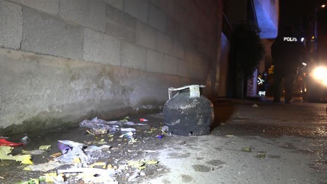 Ailesiyle 5 gün önce ateşe verdiği binayı patlamaya çalıştı