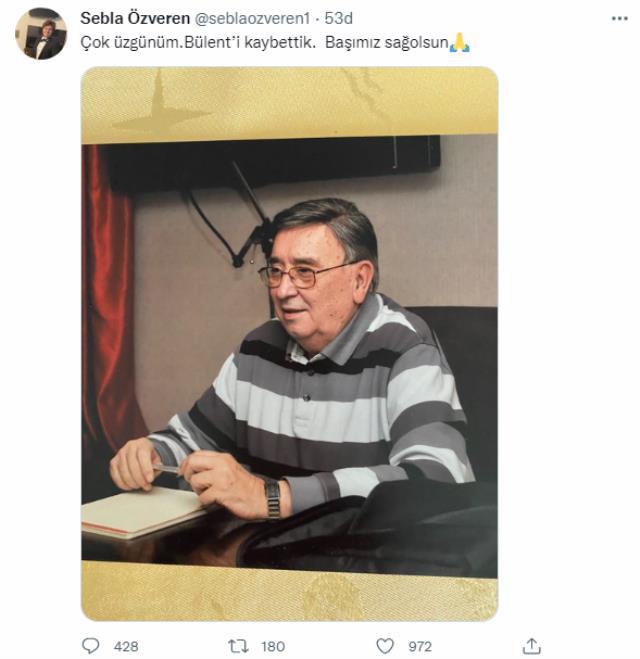 Son Dakika! Usta sunucu Bülent Özveren tedavi gördüğü hastanede 79 yaşında hayatını kaybetti Son Dakika! Usta sunucu Bülent Özveren tedavi gördüğü hastanede 79 yaşında hayatını kaybetti